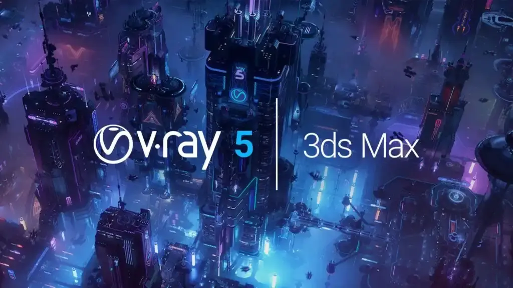 3ds Max viewport showing a product scene being prepared for V-Ray rendering